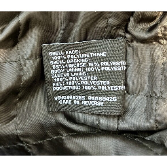 Wilson Leather Moto Jacket Men’s Size XL Soft Leather Zippers Work - Picture 16 of 16